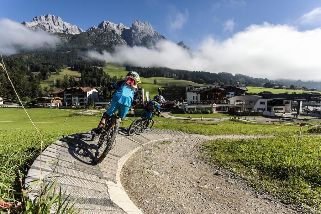 Appartementhaus Salzmann Leogang Esterno foto